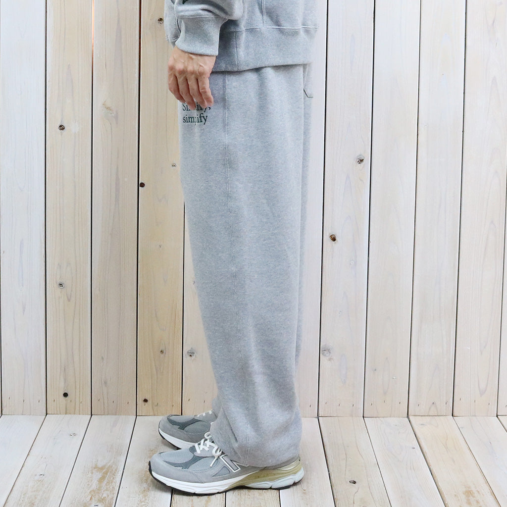 SOUTH2 WEST8 : Emb.String Sweat Pant-Cotton French Terry (H.Grey)