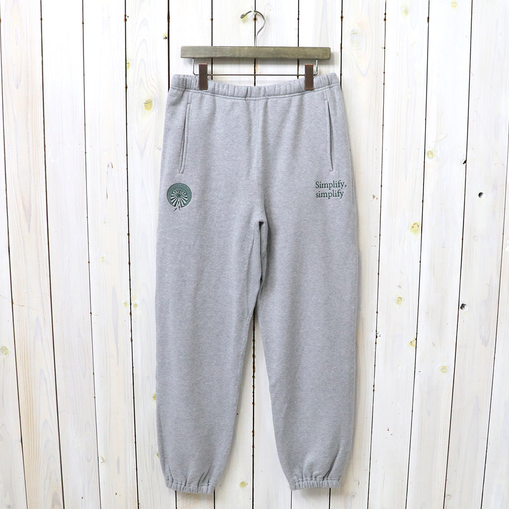 SOUTH2 WEST8 : Emb.String Sweat Pant-Cotton French Terry (H.Grey)