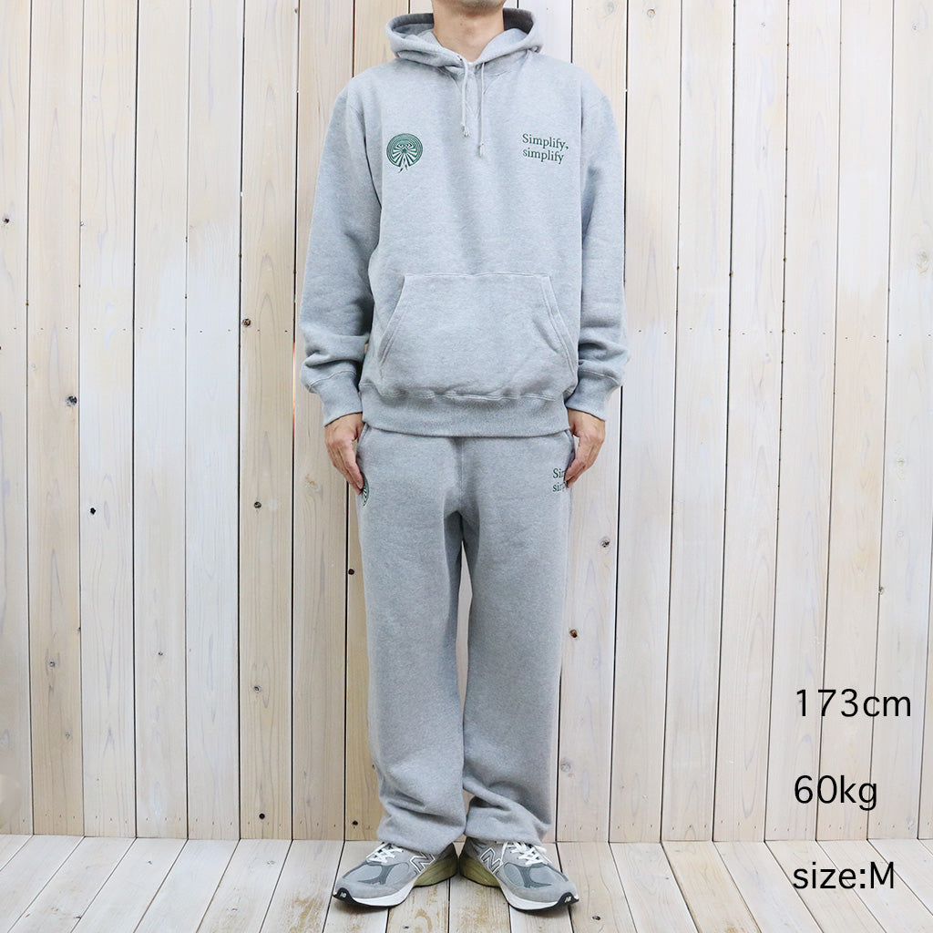 SOUTH2 WEST8 : Emb.Hooded Sweat Shirt-Cotton French Terry (H.Grey)