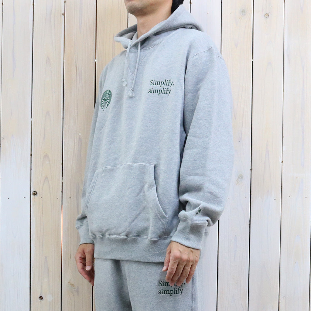 SOUTH2 WEST8 : Emb.Hooded Sweat Shirt-Cotton French Terry (H.Grey)
