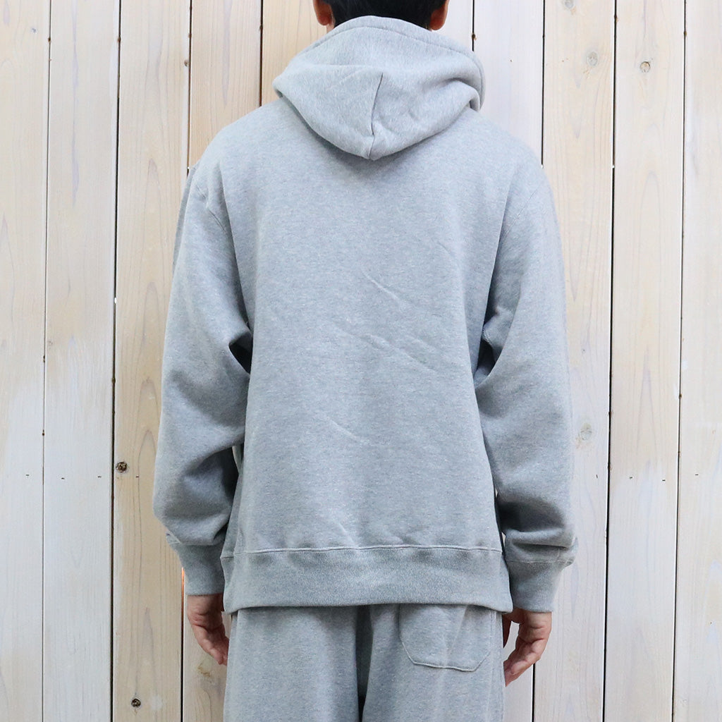 SOUTH2 WEST8 : Emb.Hooded Sweat Shirt-Cotton French Terry (H.Grey)
