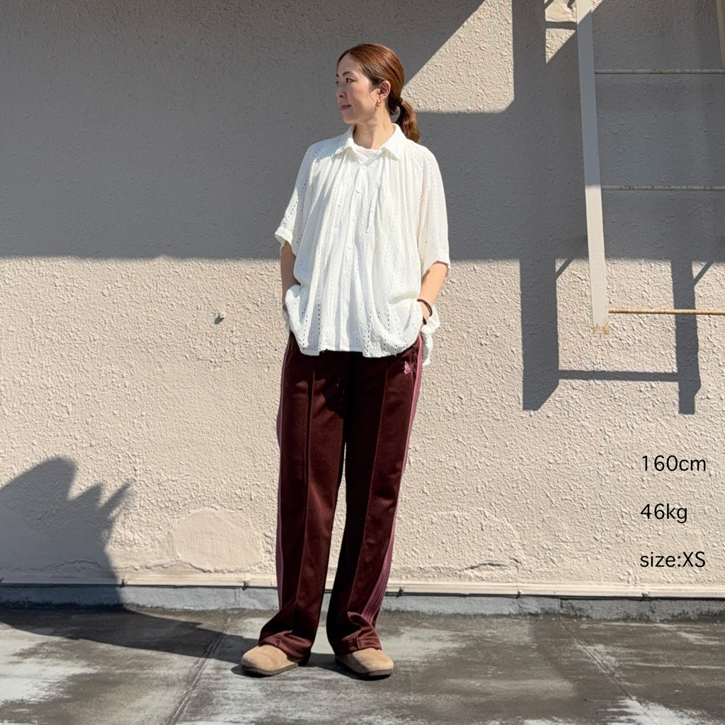 Needles : Track Pant-Poly Smooth (Brown)