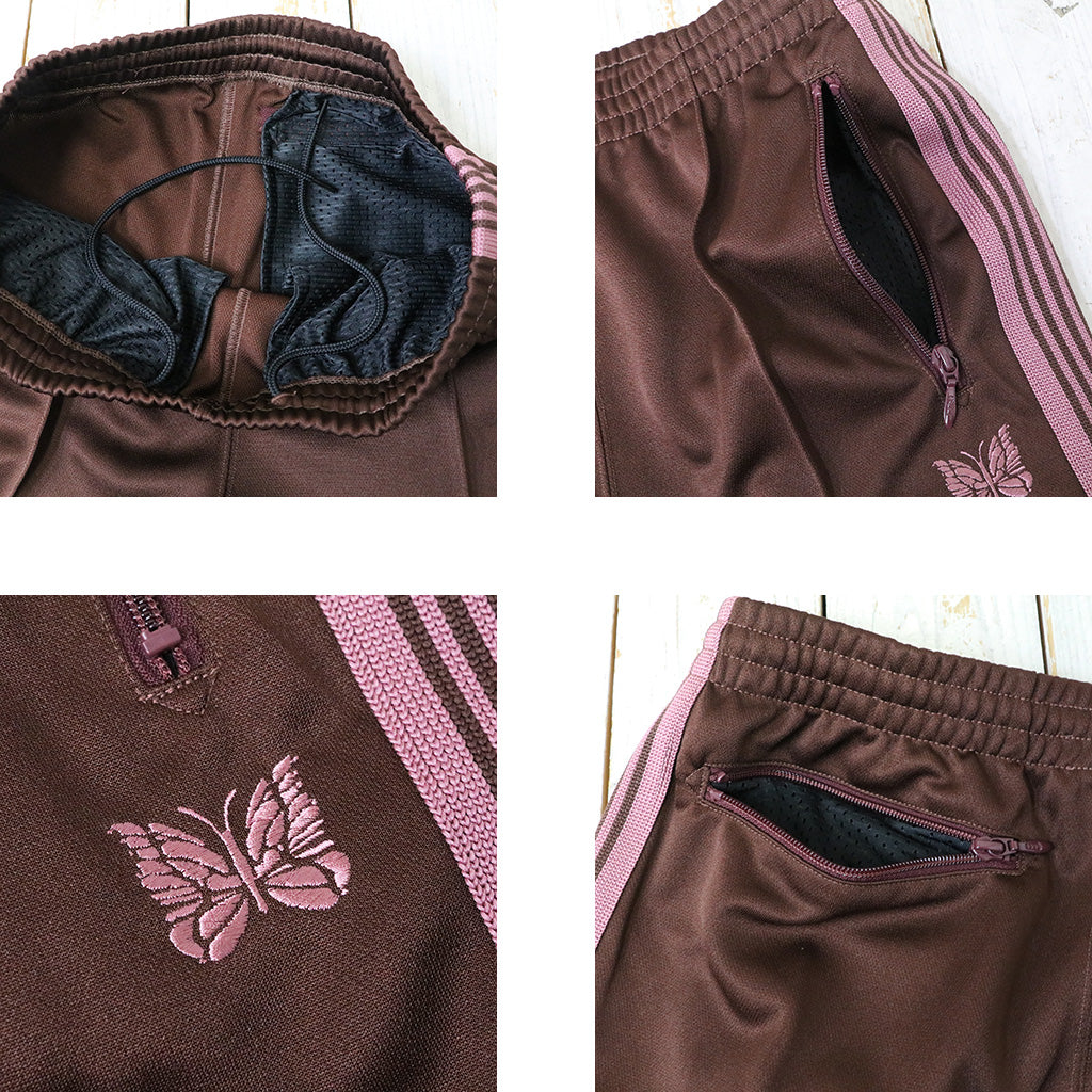 Needles : Track Pant-Poly Smooth (Brown)