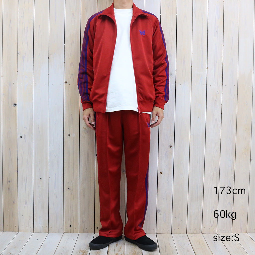 Needles : Track Pant-Poly Smooth (Red)