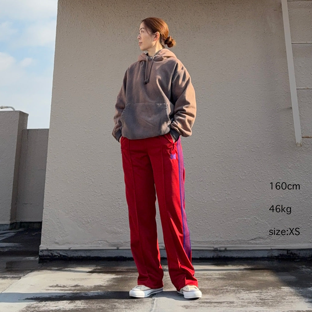 【SALE40%OFF】Needles : Track Pant-Poly Smooth (Red)