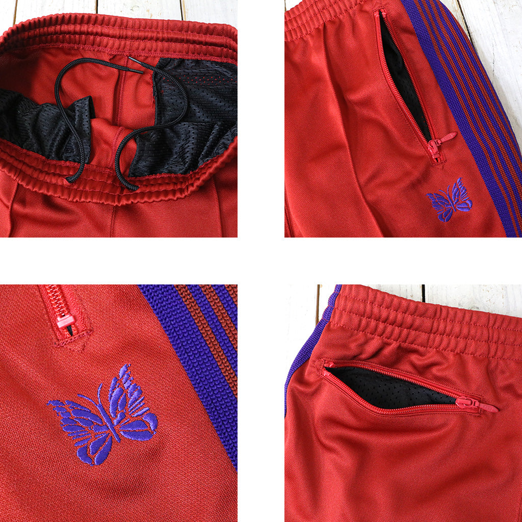 Needles : Track Pant-Poly Smooth (Red)