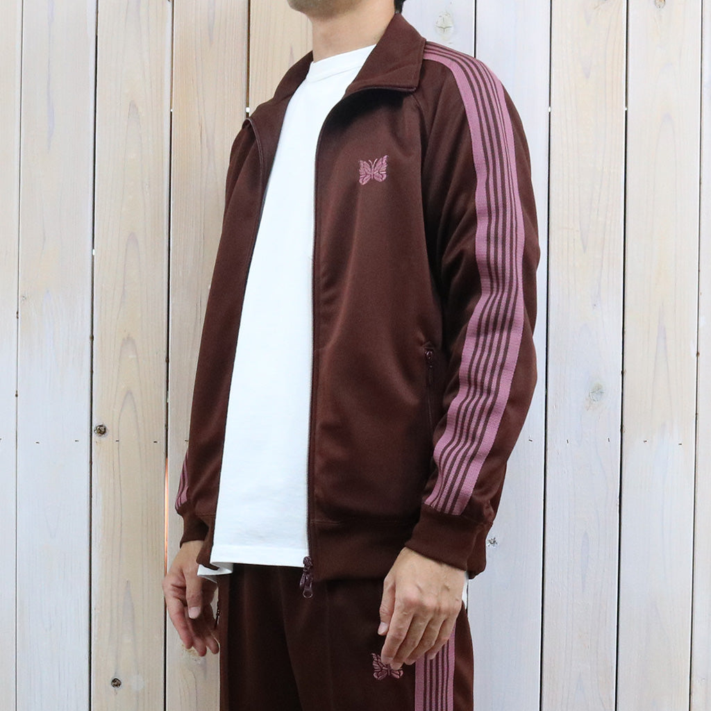 Needles : Track Jacket-Poly Smooth (Brown) – Reggieshop