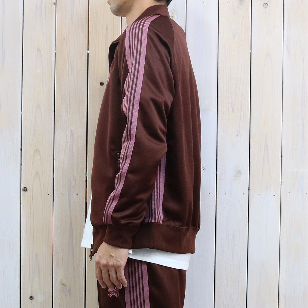 Needles : Track Jacket-Poly Smooth (Brown)