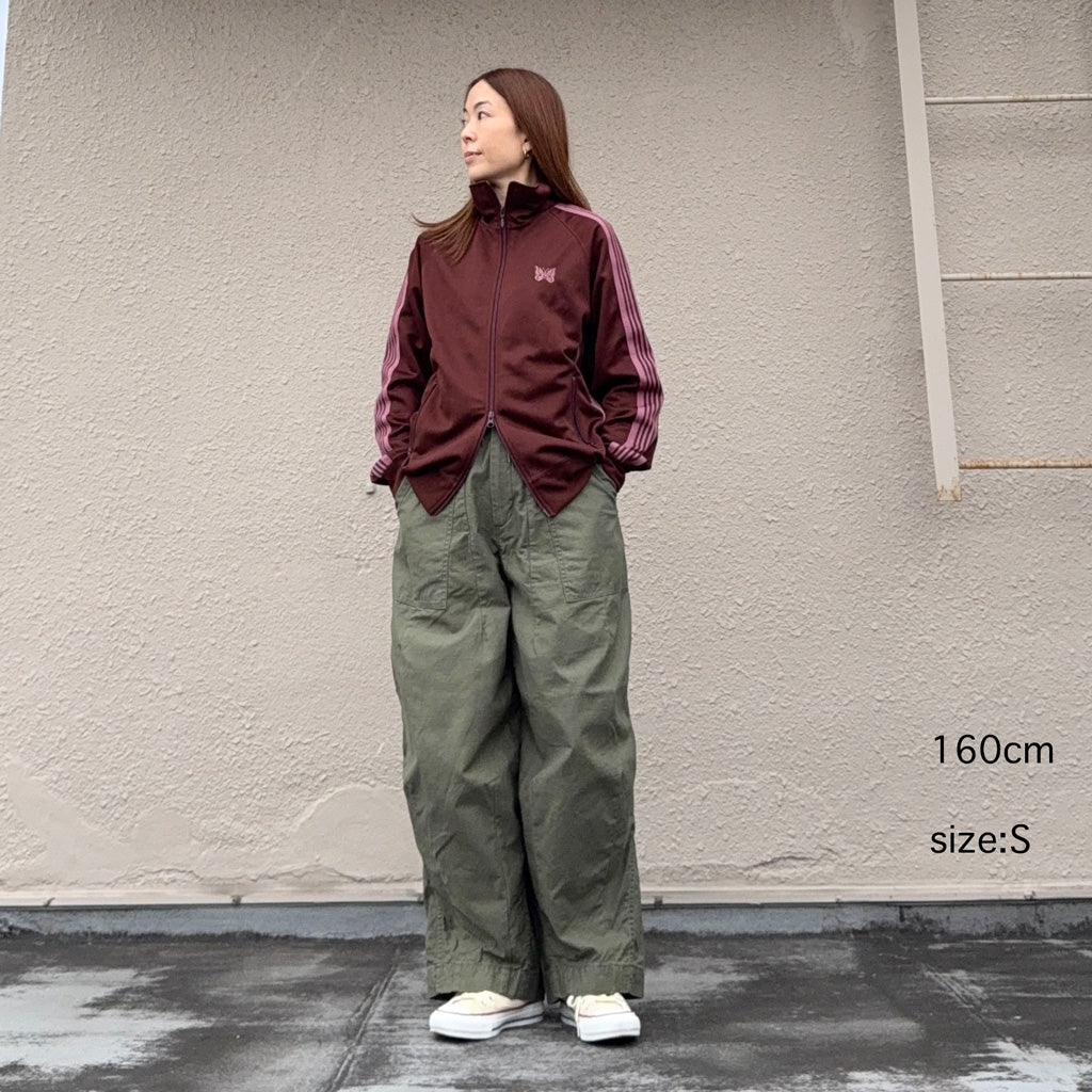 Needles : Track Jacket-Poly Smooth (Brown)