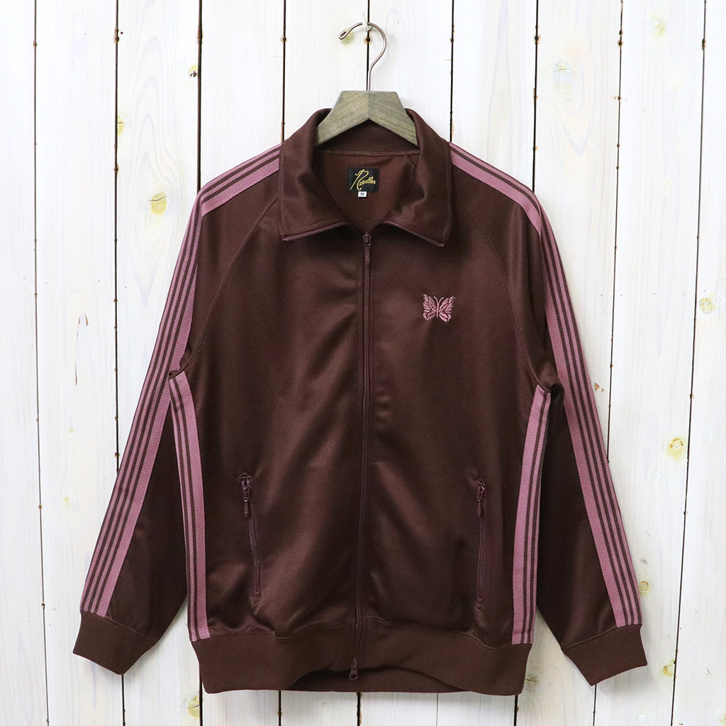 Needles : Track Jacket-Poly Smooth (Brown)