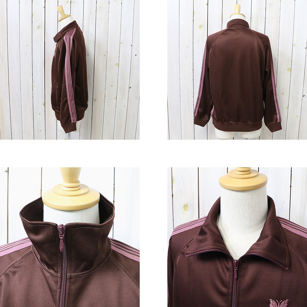 Needles : Track Jacket-Poly Smooth (Brown)