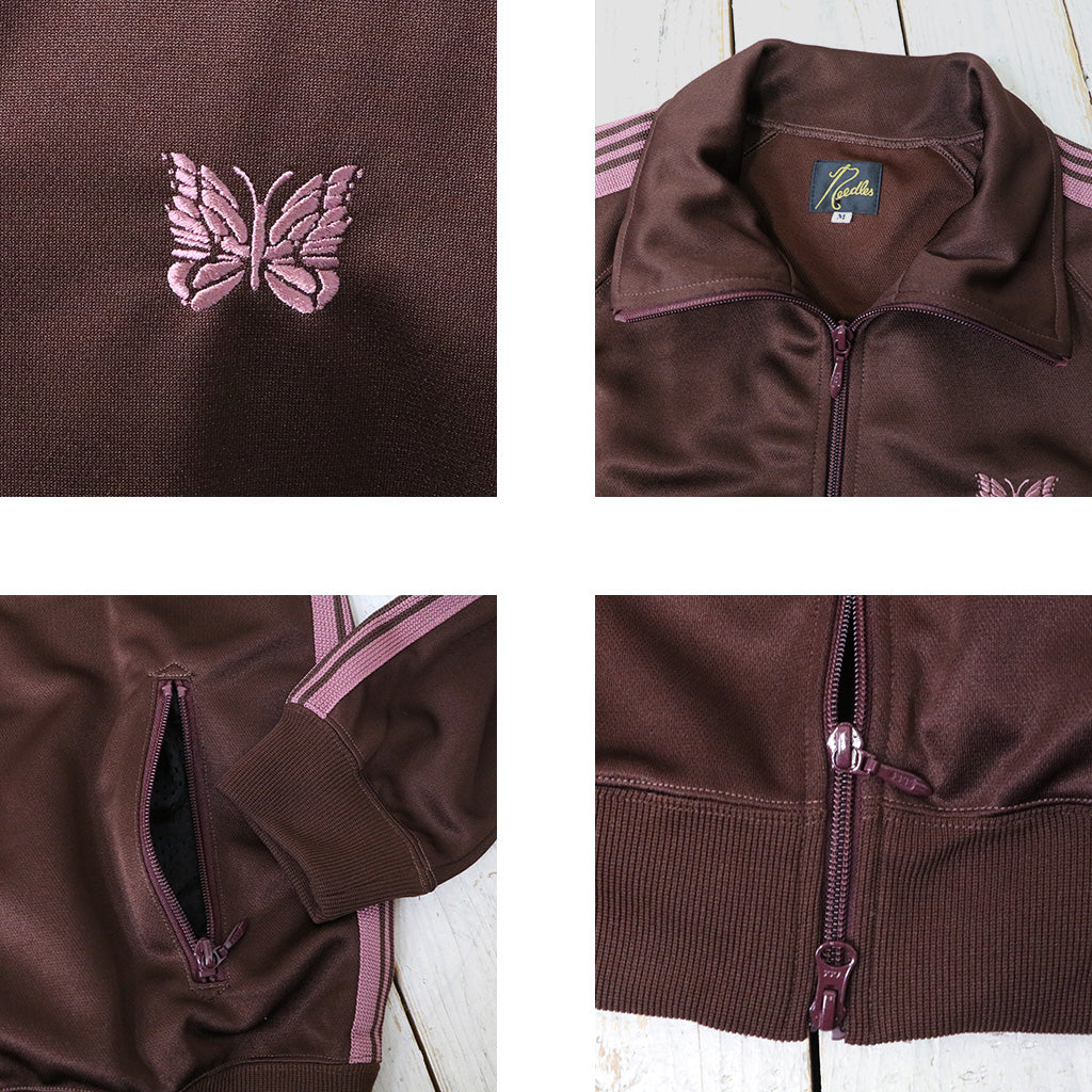 Needles : Track Jacket-Poly Smooth (Brown) – Reggieshop