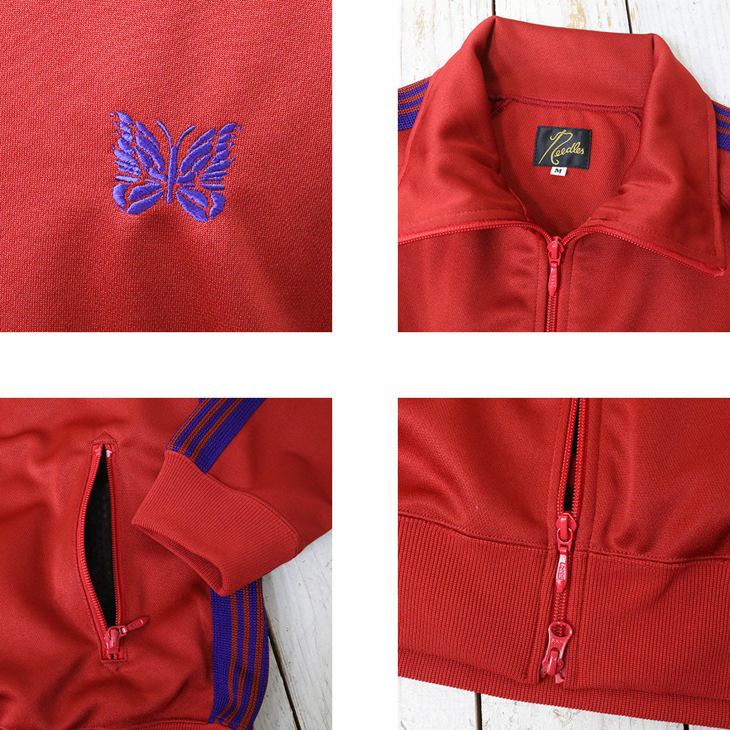 Needles : Track Jacket-Poly Smooth (Red)