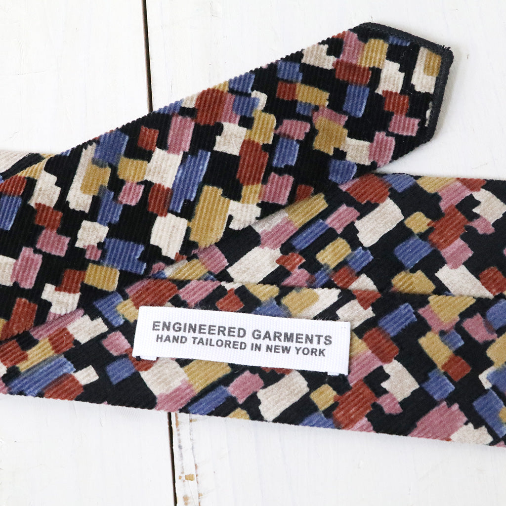 ENGINEERED GARMENTS : Neck Tie-21W Corduroy Deco Print