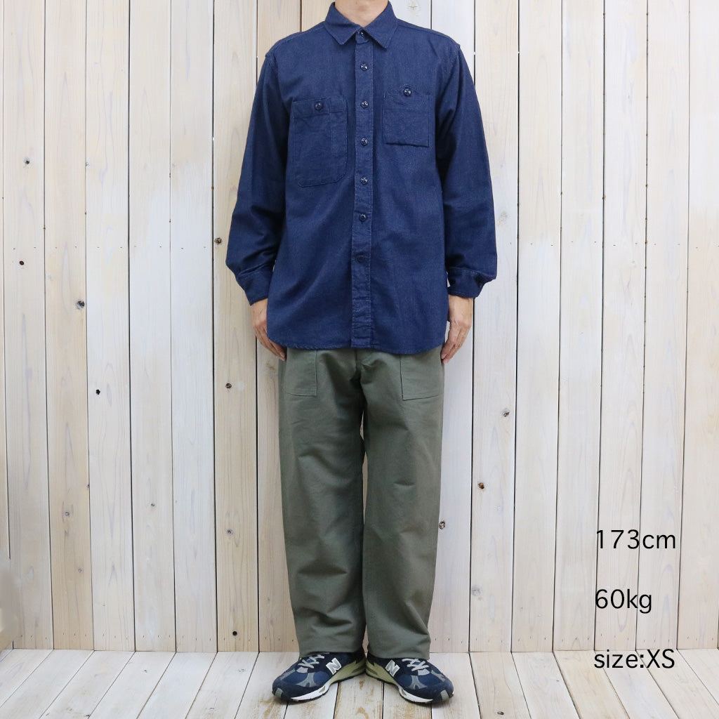 ENGINEERED GARMENTS : Work Shirt-Cotton Denim Flannel
