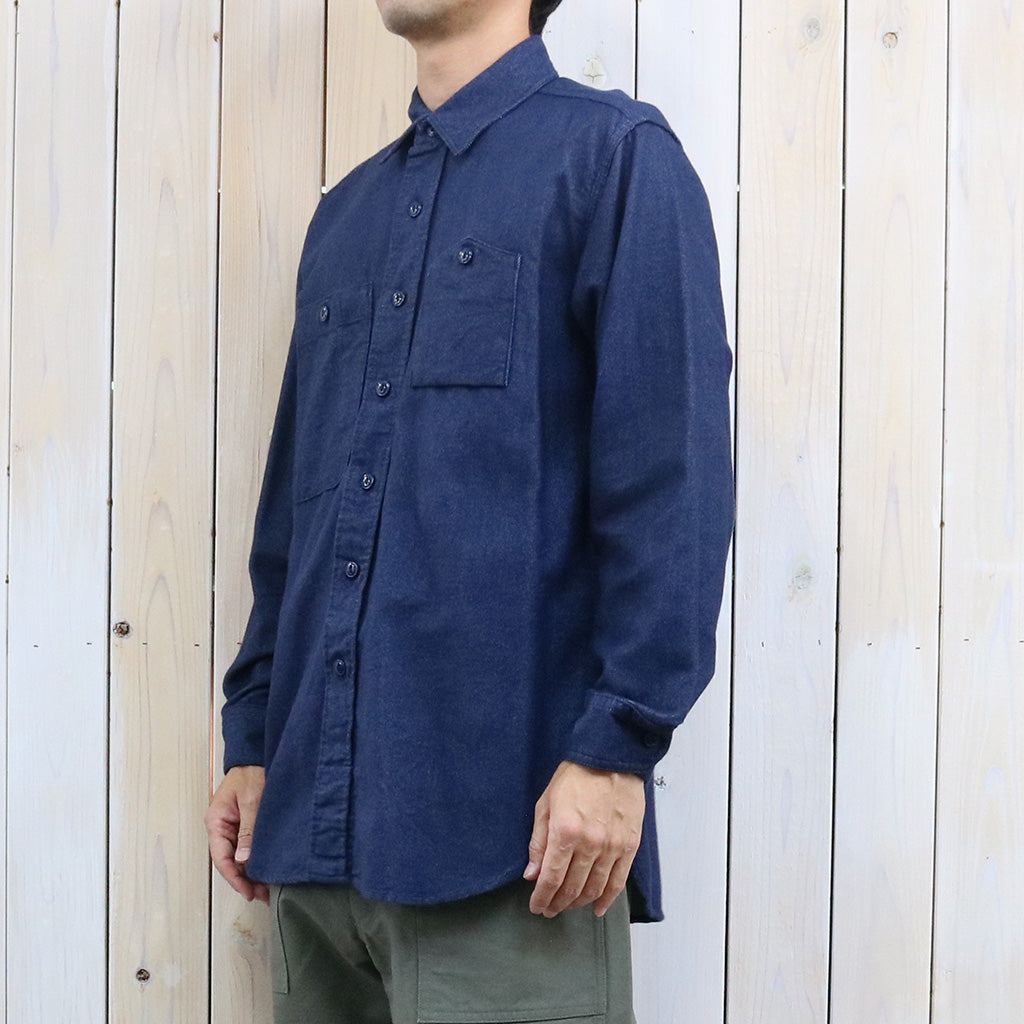 ENGINEERED GARMENTS : Work Shirt-Cotton Denim Flannel