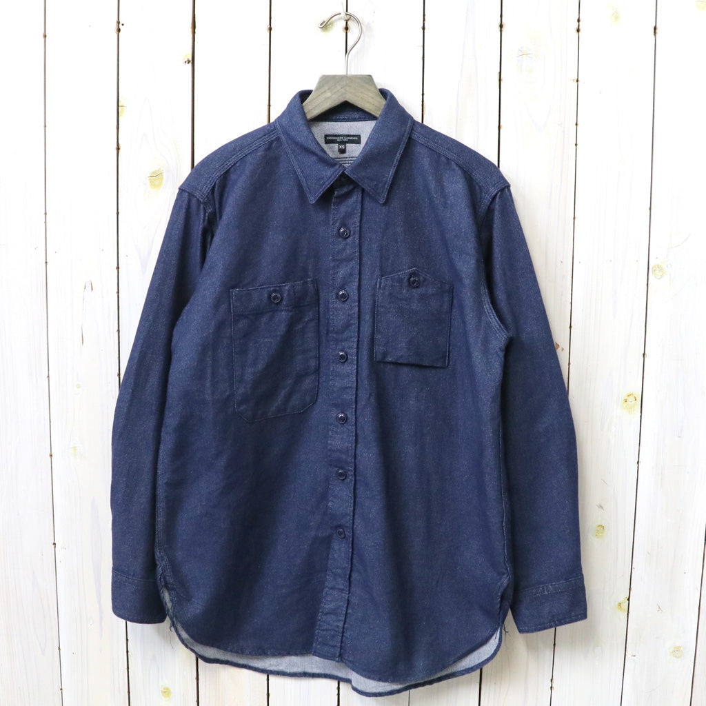 ENGINEERED GARMENTS : Work Shirt-Cotton Denim Flannel