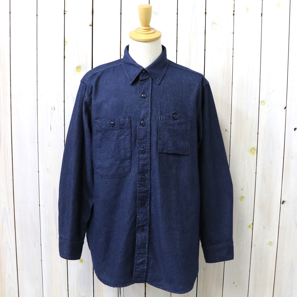 ENGINEERED GARMENTS : Work Shirt-Cotton Denim Flannel