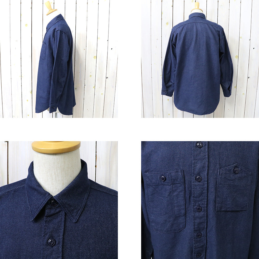 ENGINEERED GARMENTS : Work Shirt-Cotton Denim Flannel