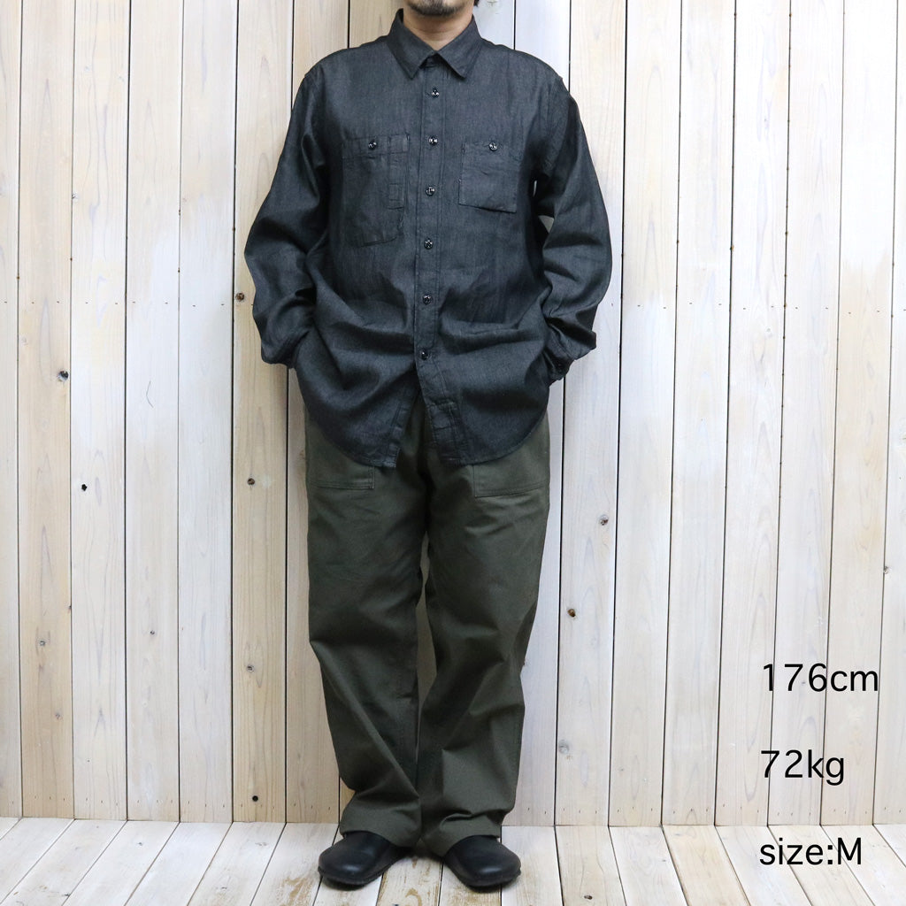 ENGINEERED GARMENTS : Work Shirt-Cotton Denim Shirting