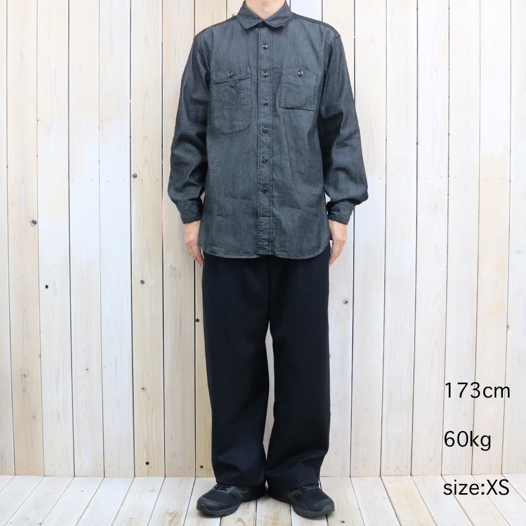 ENGINEERED GARMENTS : Work Shirt-Cotton Denim Shirting