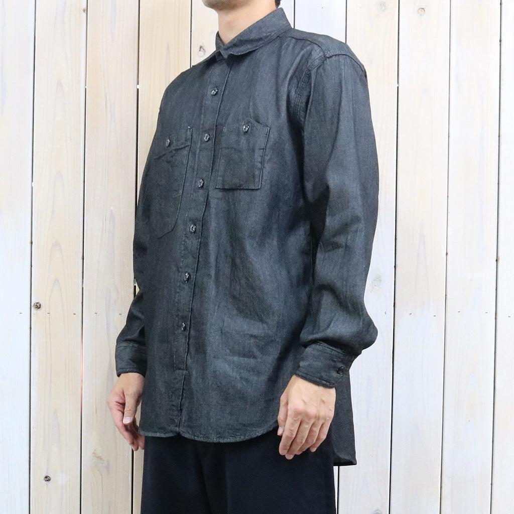 ENGINEERED GARMENTS : Work Shirt-Cotton Denim Shirting