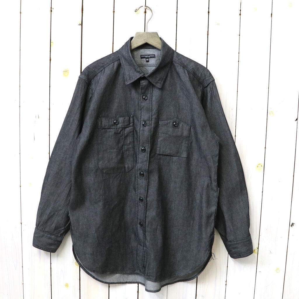 ENGINEERED GARMENTS : Work Shirt-Cotton Denim Shirting