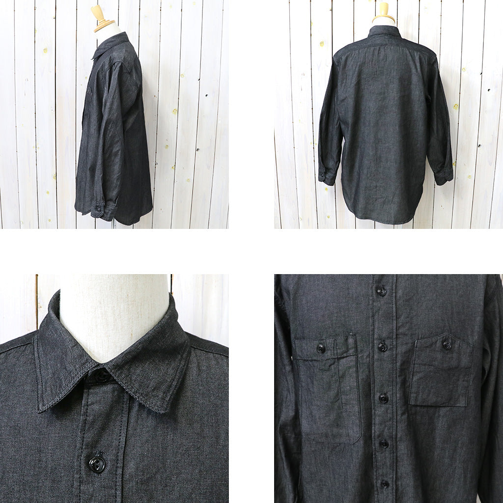 ENGINEERED GARMENTS : Work Shirt-Cotton Denim Shirting