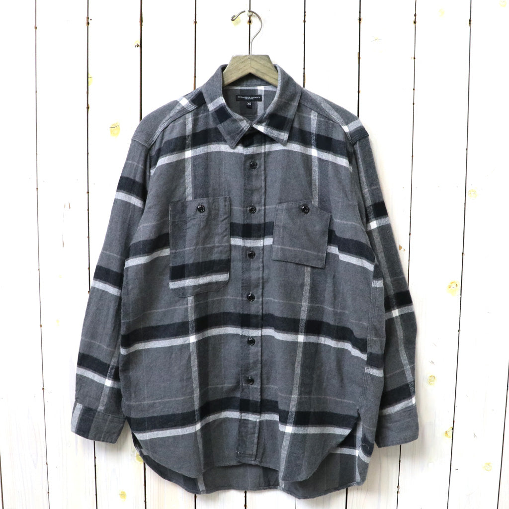 ENGINEERED GARMENTS : Work Shirt-Cotton Brushed Big Plaid