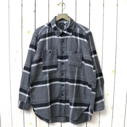 ENGINEERED GARMENTS : Work Shirt-Cotton Brushed Big Plaid