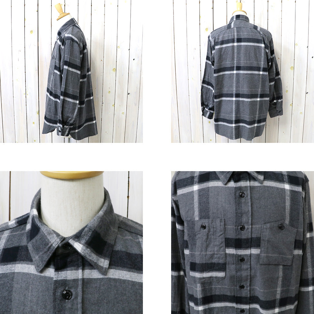 ENGINEERED GARMENTS : Work Shirt-Cotton Brushed Big Plaid