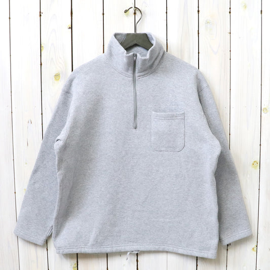 ENGINEERED GARMENTS : Zip Mock Neck-12oz CP Fleece (H.Grey)