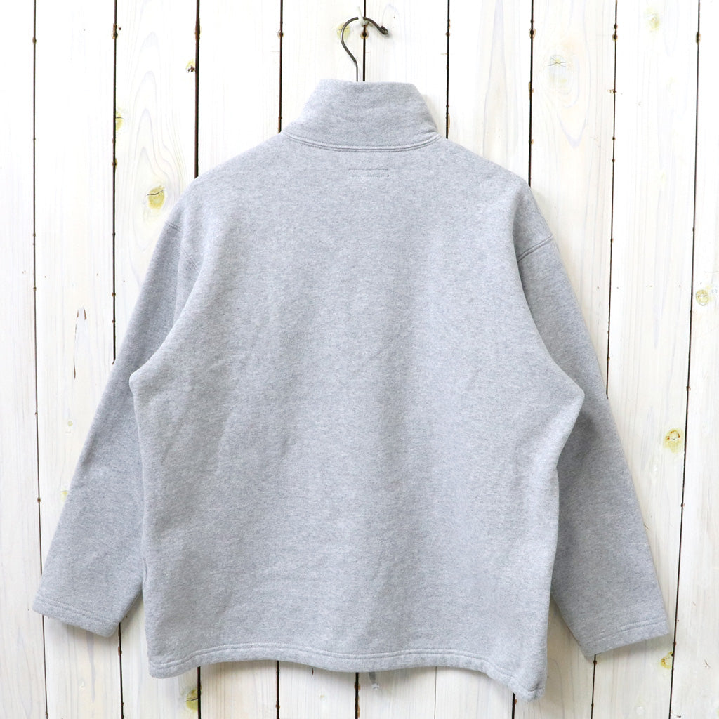 ENGINEERED GARMENTS : Zip Mock Neck-12oz CP Fleece (H.Grey)
