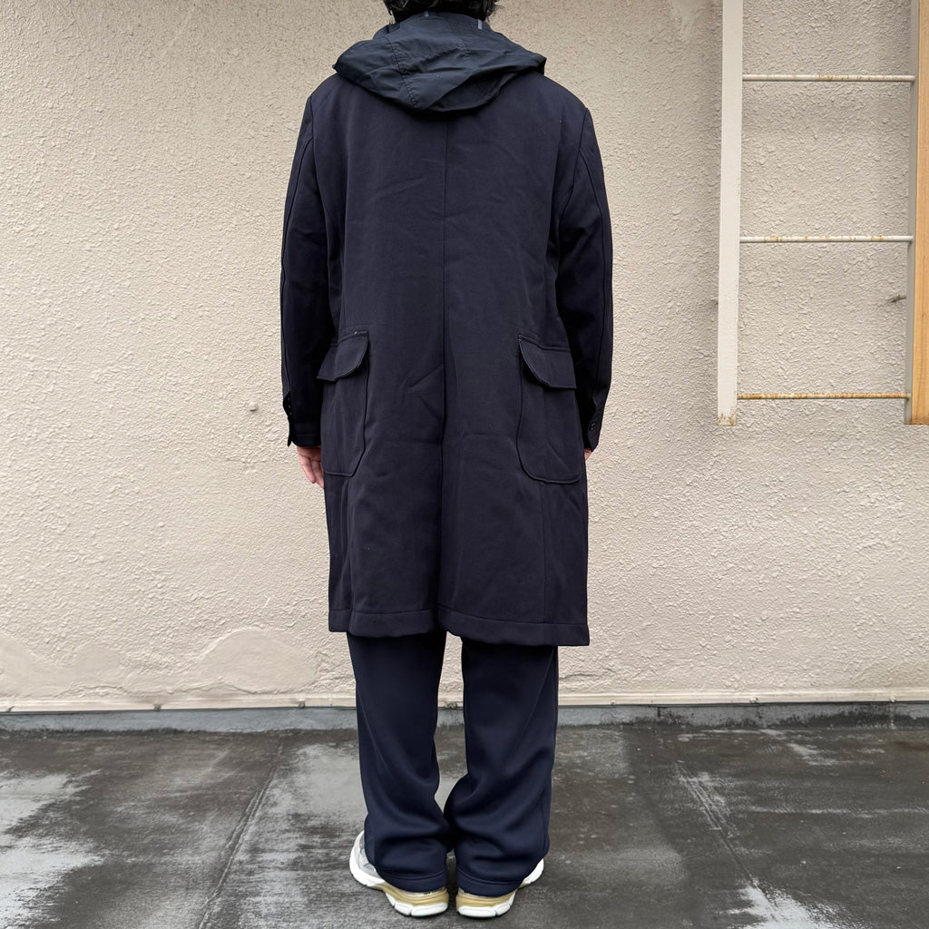 ENGINEERED GARMENTS : Chester Coat-Heavy Wool Elastique (Dk.Navy)