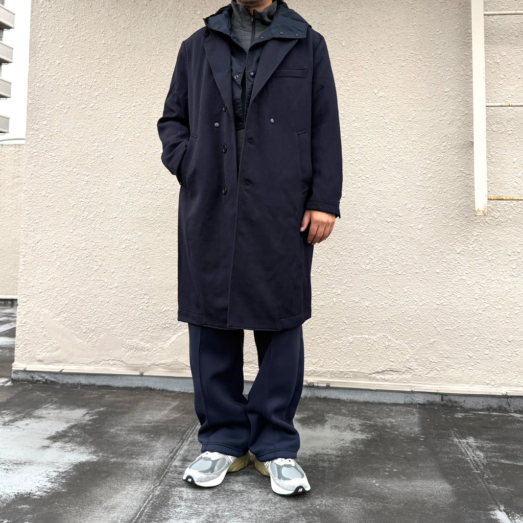ENGINEERED GARMENTS : Chester Coat-Heavy Wool Elastique (Dk.Navy)