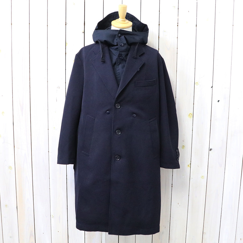 ENGINEERED GARMENTS : Chester Coat-Heavy Wool Elastique (Dk.Navy)