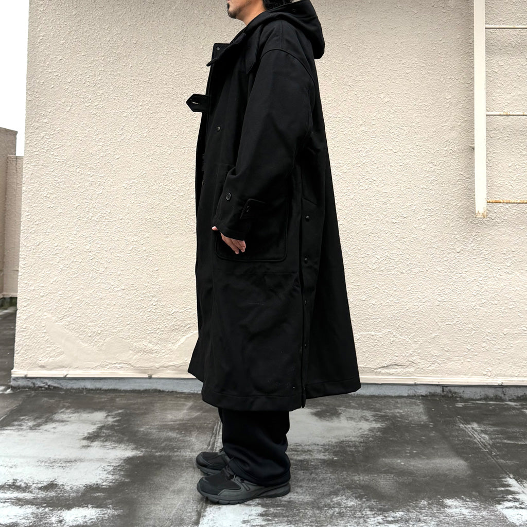 ENGINEERED GARMENTS : Duffle Coat-24oz Wool Melton (Black)