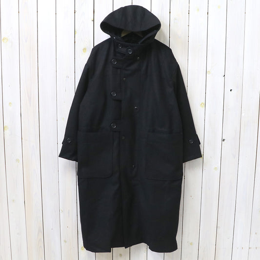 ENGINEERED GARMENTS : Duffle Coat-24oz Wool Melton (Black)