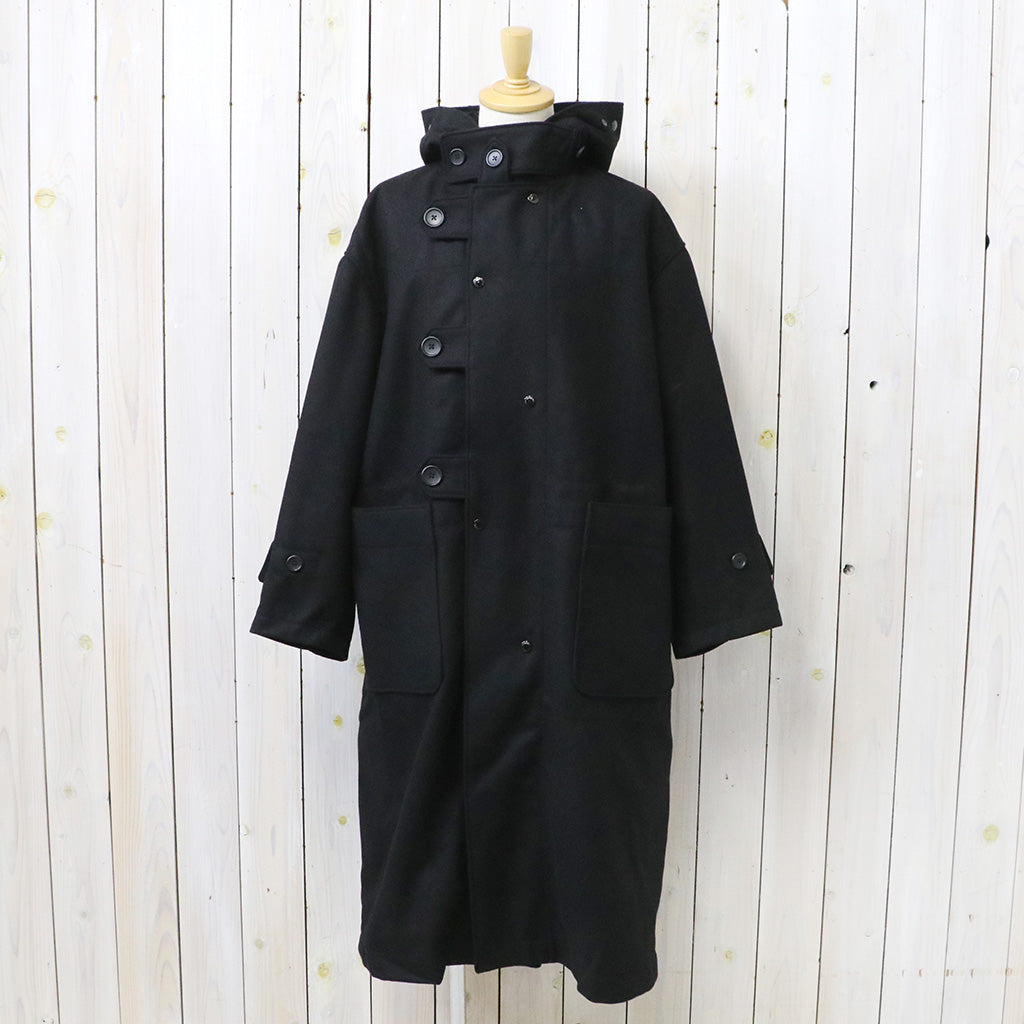 ENGINEERED GARMENTS : Duffle Coat-24oz Wool Melton (Black)
