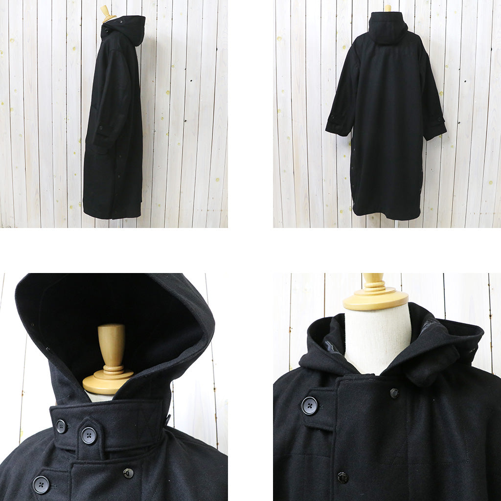 ENGINEERED GARMENTS : Duffle Coat-24oz Wool Melton (Black)