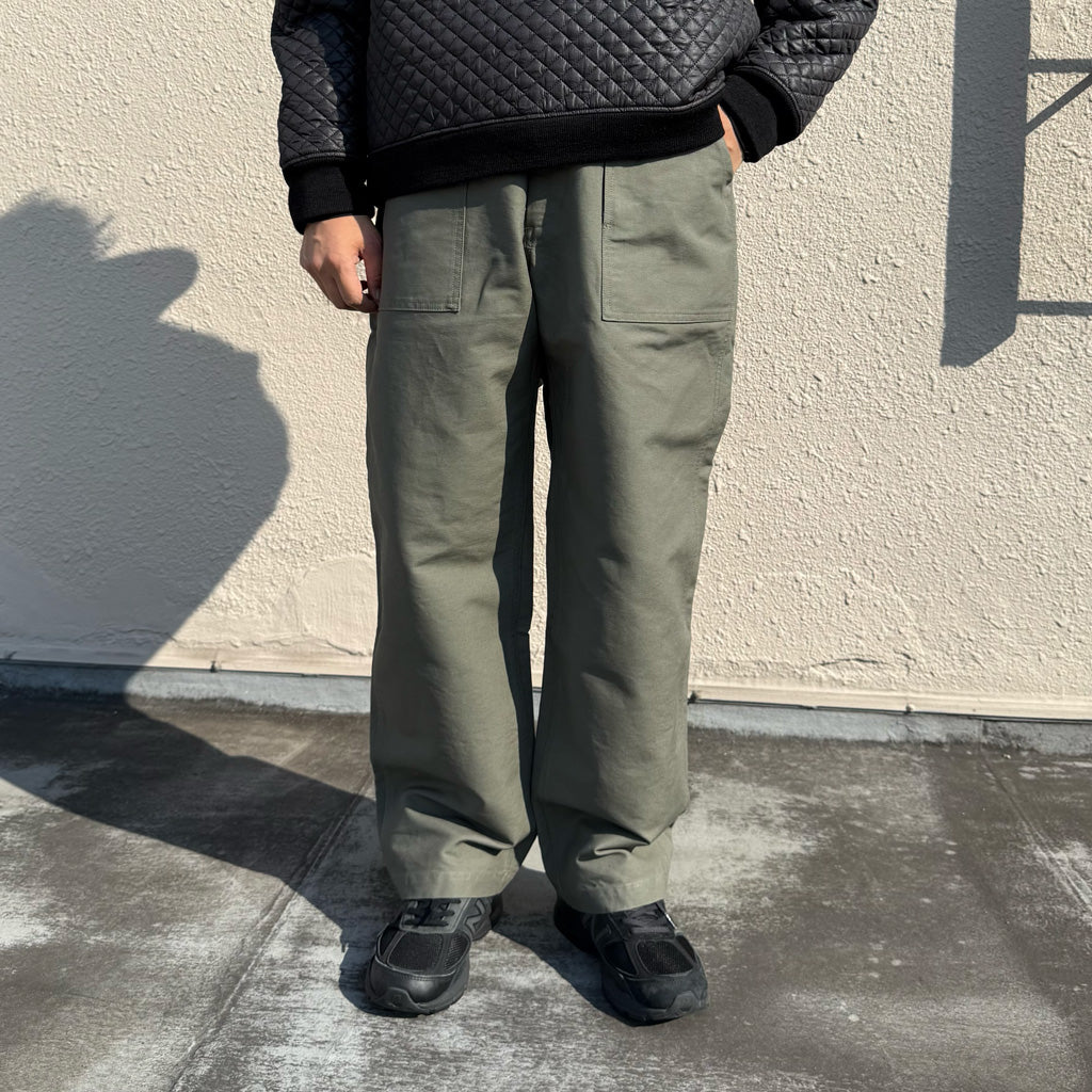 ENGINEERED GARMENTS : Fatigue Pant-Cotton Double Cloth (Olive)