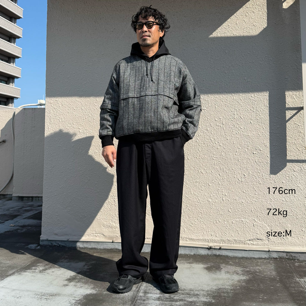 【SALE50%OFF】ENGINEERED GARMENTS : Officer Pant-High Count Worsted Wool (Dk.Navy)