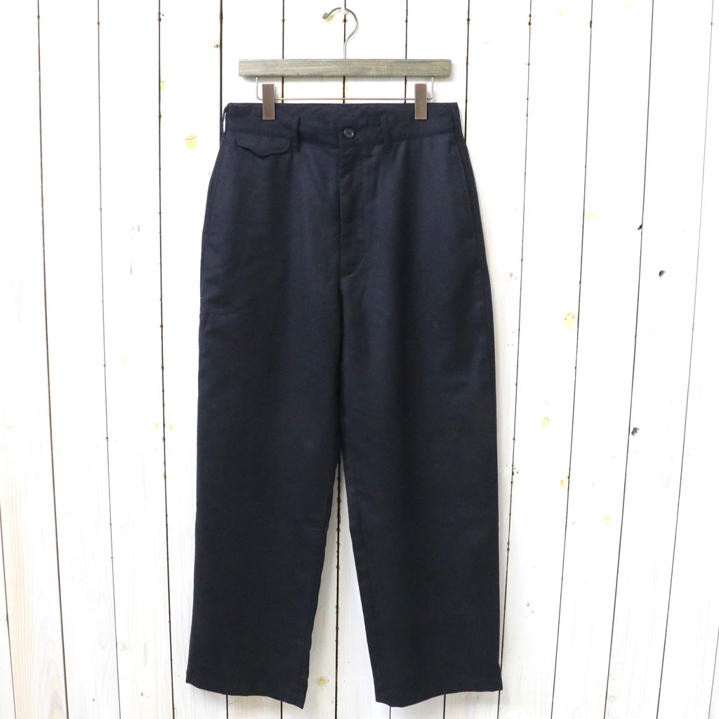 【SALE50%OFF】ENGINEERED GARMENTS : Officer Pant-High Count Worsted Wool (Dk.Navy)