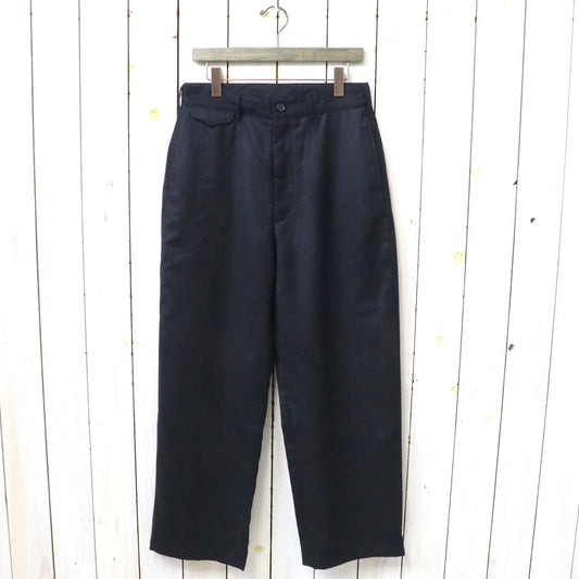 【SALE50%OFF】ENGINEERED GARMENTS : Officer Pant-High Count Worsted Wool (Dk.Navy)