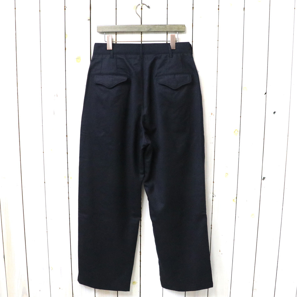 【SALE50%OFF】ENGINEERED GARMENTS : Officer Pant-High Count Worsted Wool (Dk.Navy)
