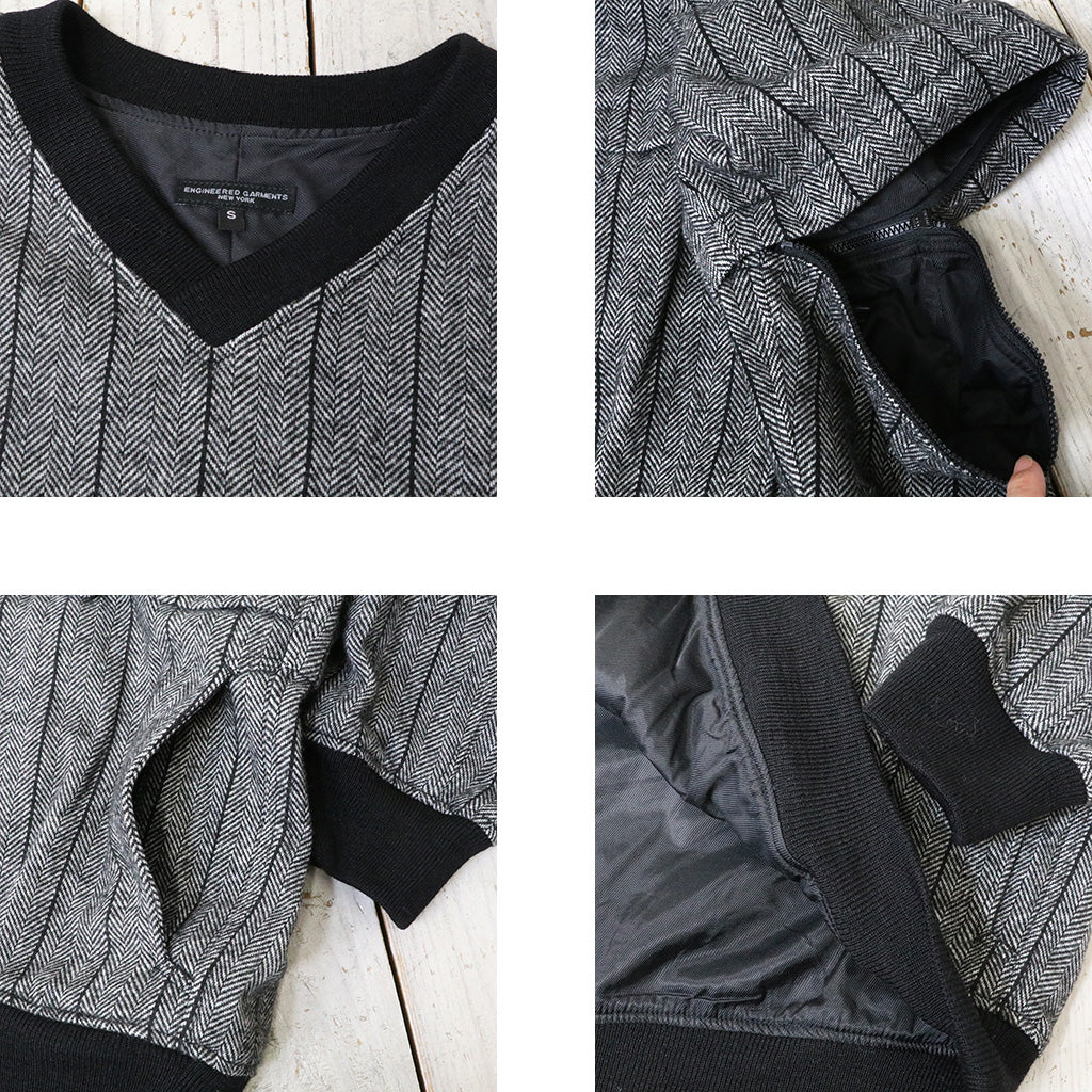 ENGINEERED GARMENTS : Wind Pull-Wool Striped HB