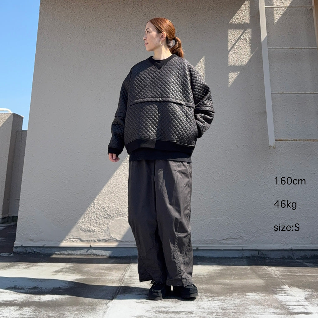 ENGINEERED GARMENTS : Wind Pull-Polyester Small Diamond Quilt