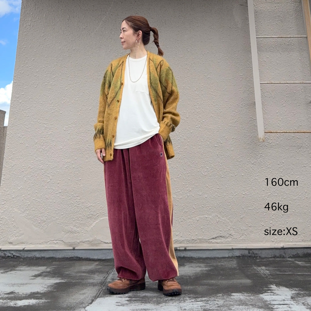 Needles : Mohair Cardigan-Argyle (Mustard)