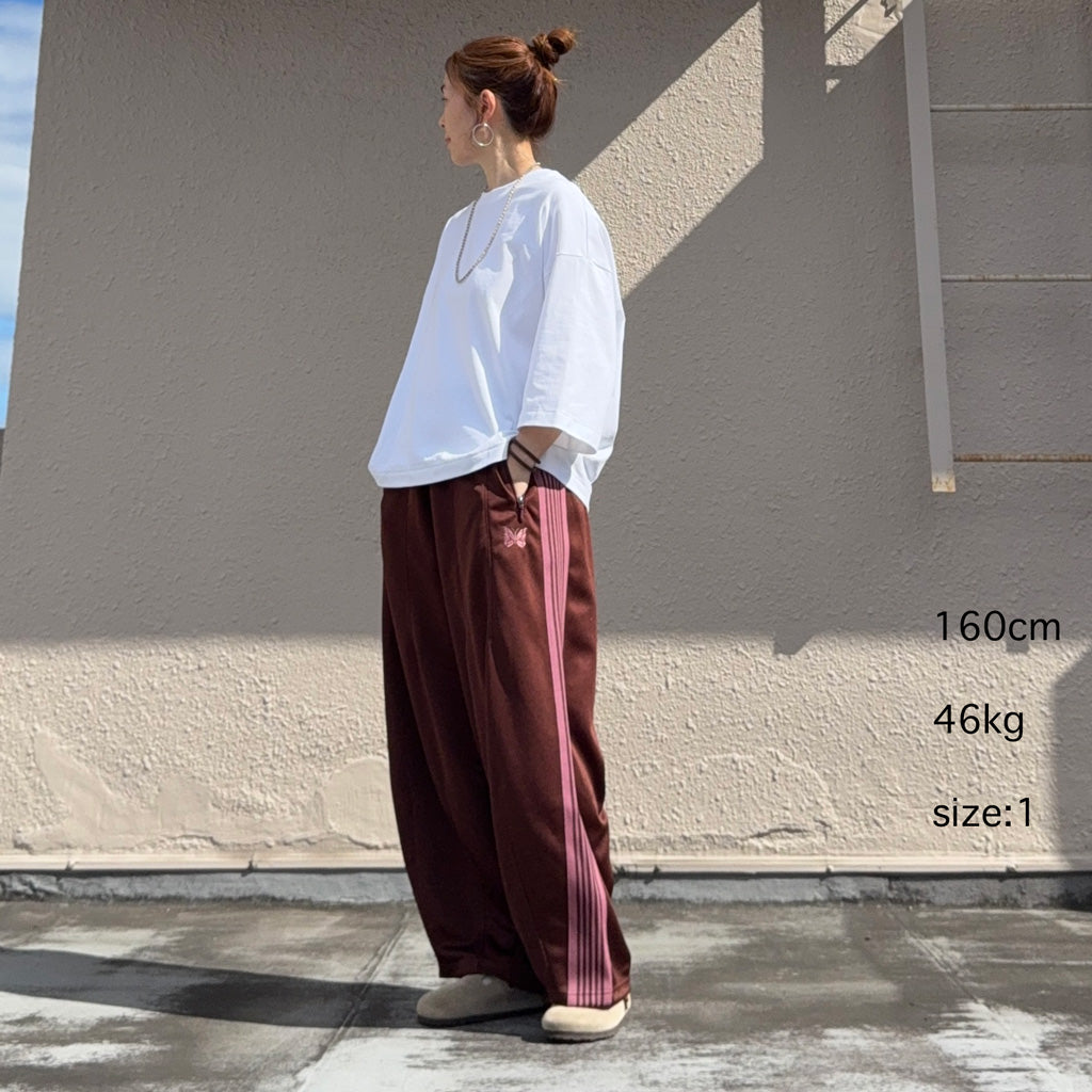 Needles : H.D. Track Pant-Poly Smooth (Brown)