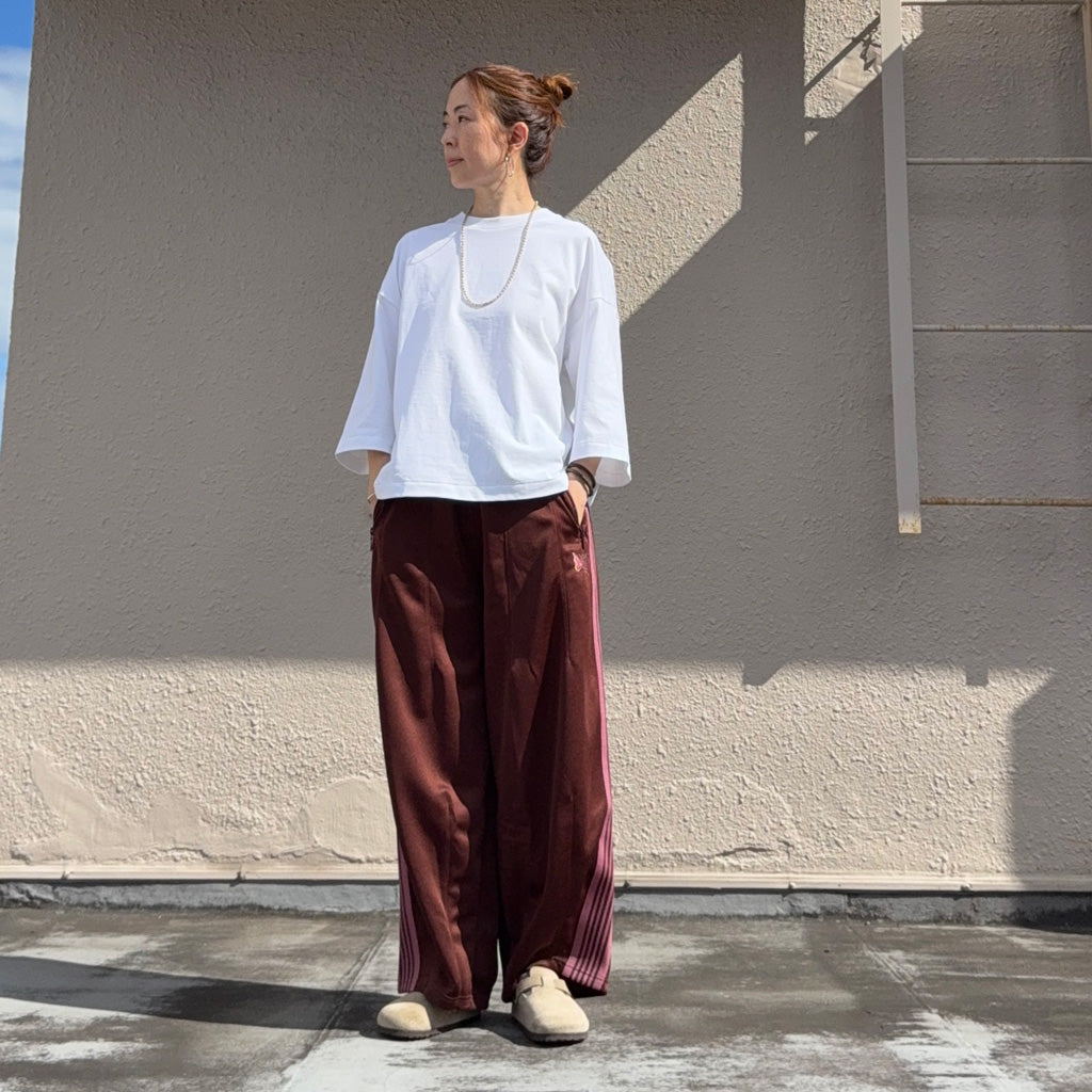 Needles : H.D. Track Pant-Poly Smooth (Brown)